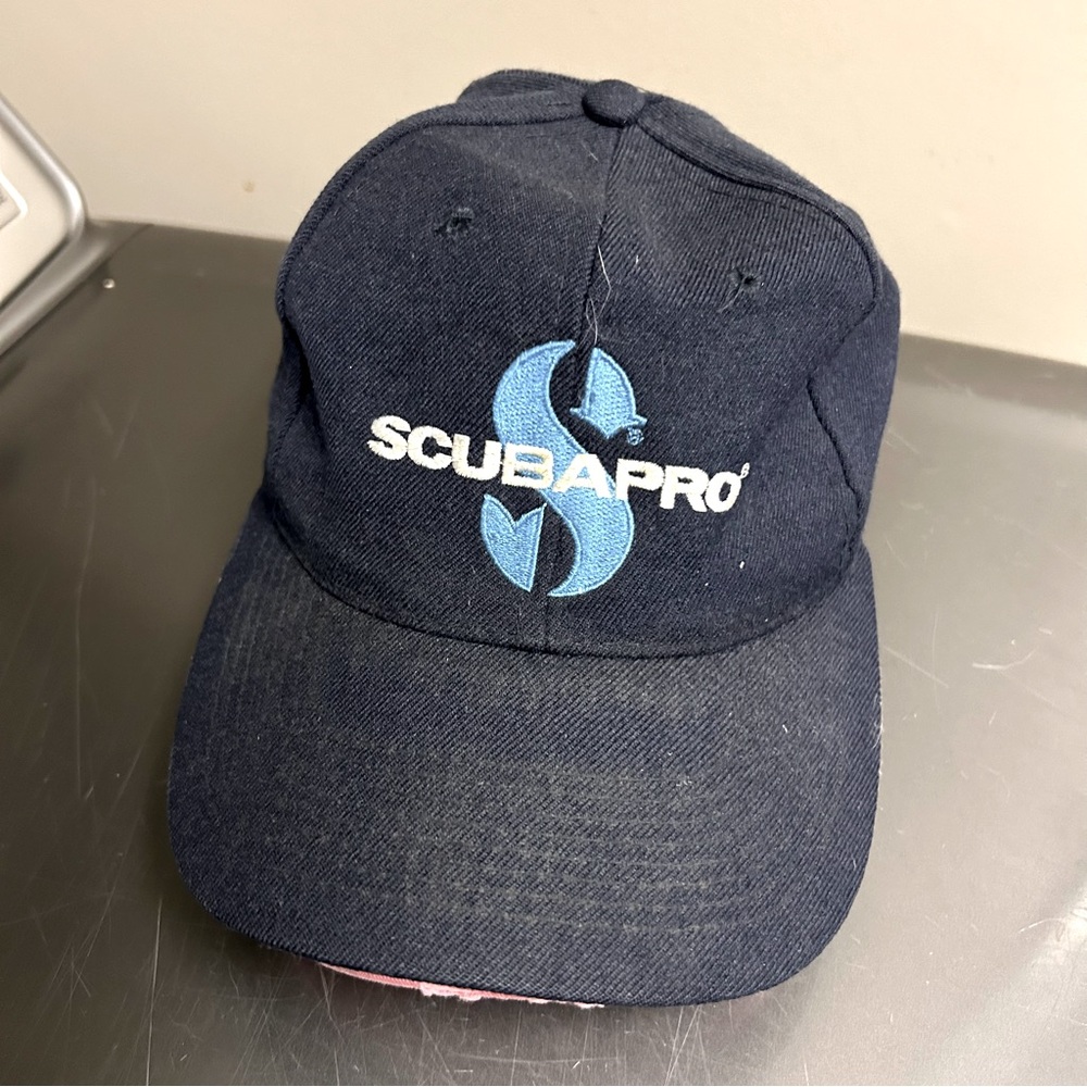 Scuba pro Diving Gear Baseball Hat with Dive Flag on the back